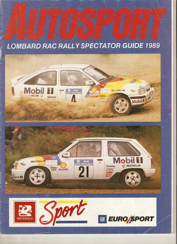 Журнал Autosport, special edition 1989 RAC Rally Guide